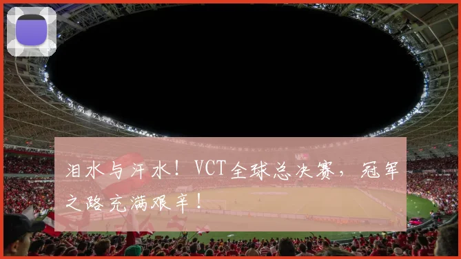 泪水与汗水！VCT全球总决赛，冠军之路充满艰辛！